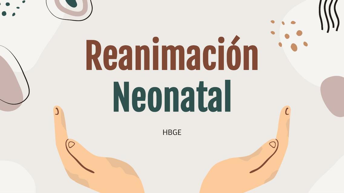 Reanimación Neonatal