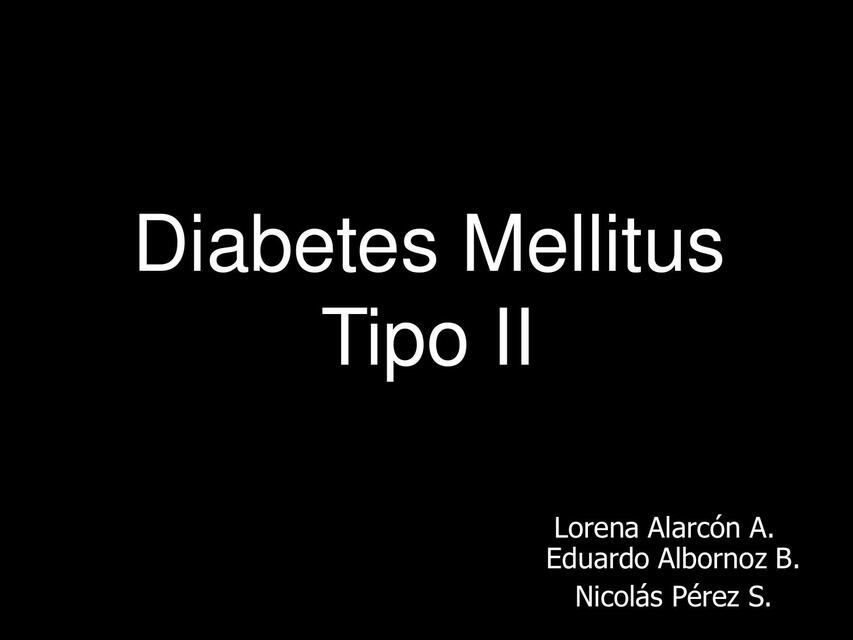 Diabetes mellitus tipo II