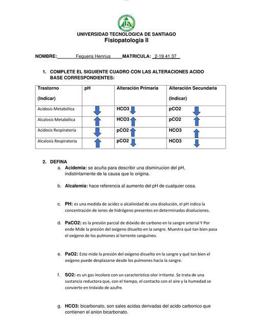 Tarea 2 Fisiopatología II