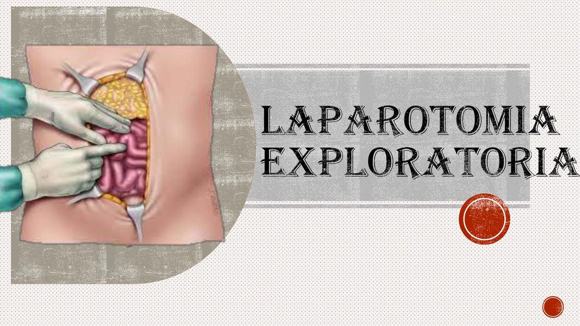 Laparotomia e Laparoscopia