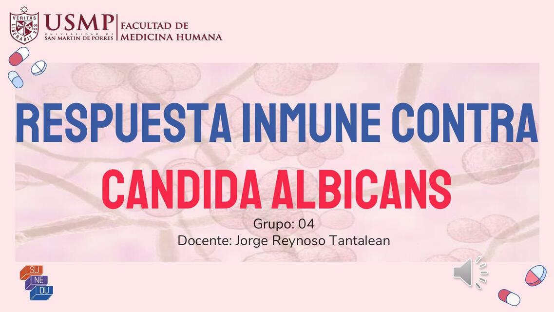 Respuesta inmune frente a candida albicans