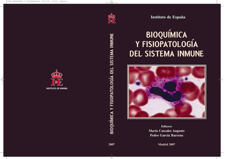 Bioquímica y fisiopatología del sistema inmune