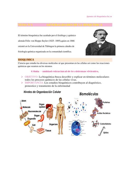 Apuntes  de Bioquímica 