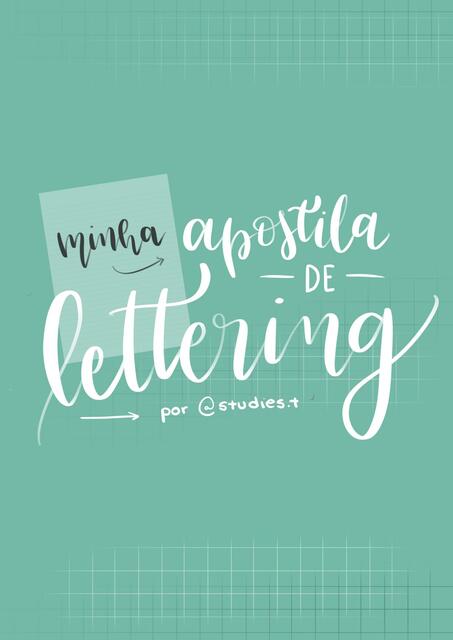 Apostila de Lettering