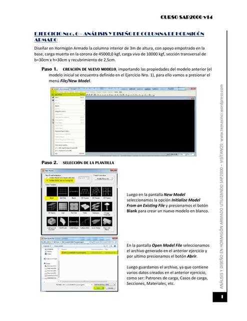 Ejercicio nro. 6 – análisis y diseño de columna de hormigón armado