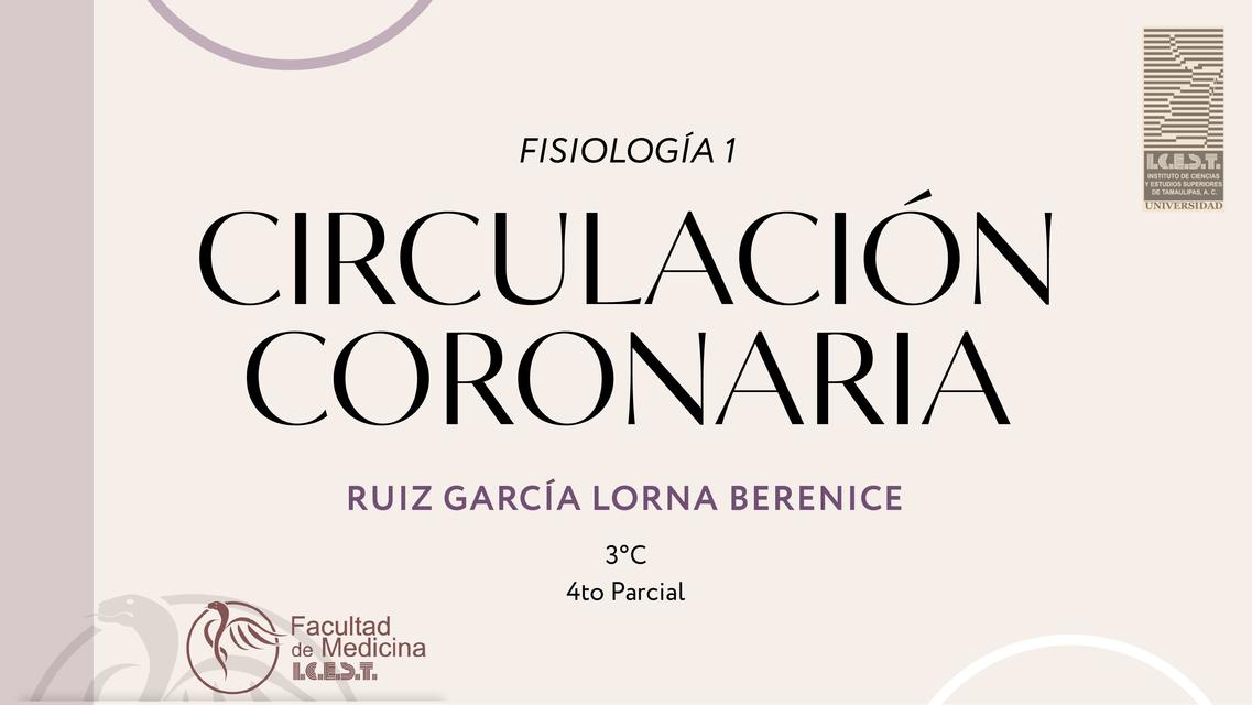 Circulación coronaria