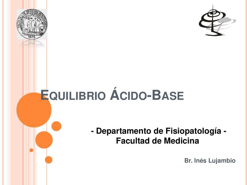 Equilibrio Ácido-Base 