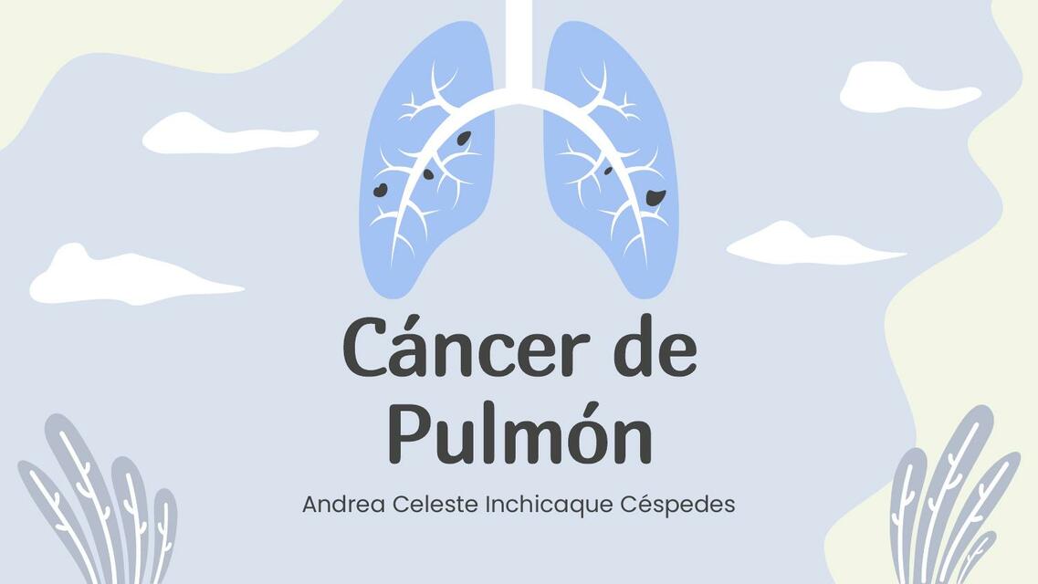 Cáncer de Pulmón 