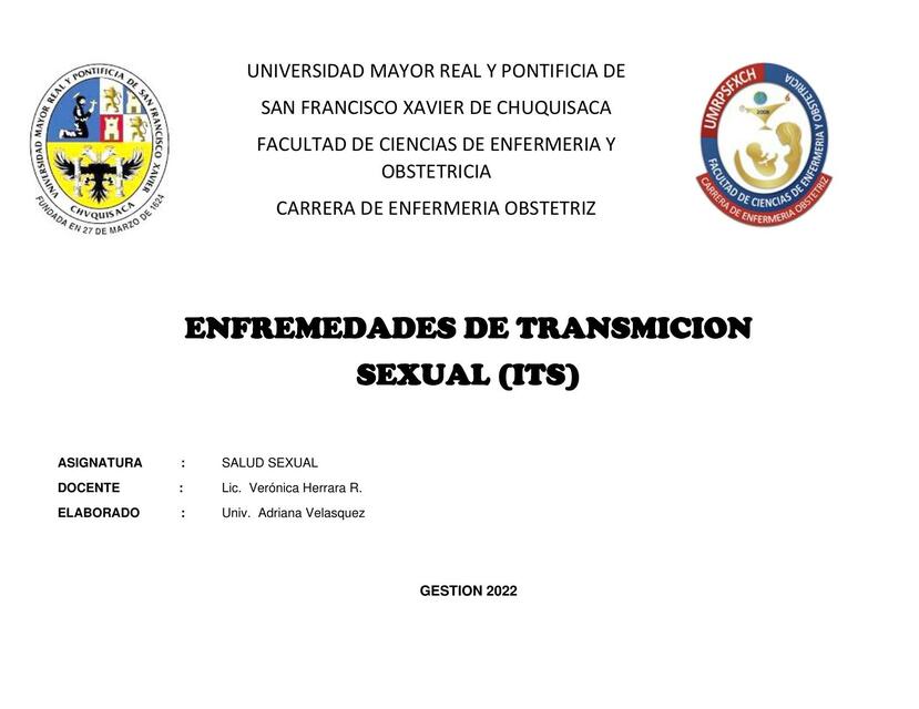 Enfermedades de Transmisión Sexual (ITS)