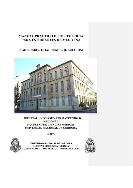 Manual Práctico de Obstetricia 