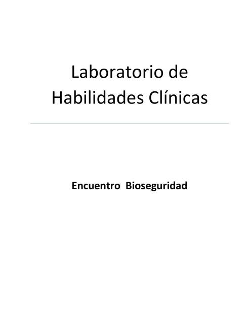 Laboratorio de Habilidades Clínicas