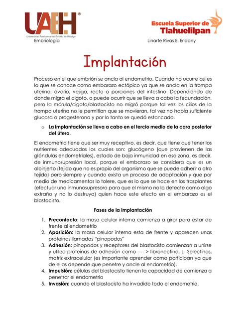 Implantación