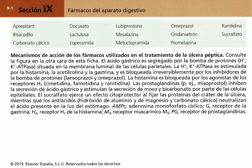 Farmacología Básica - Flashcards Capítulo 09