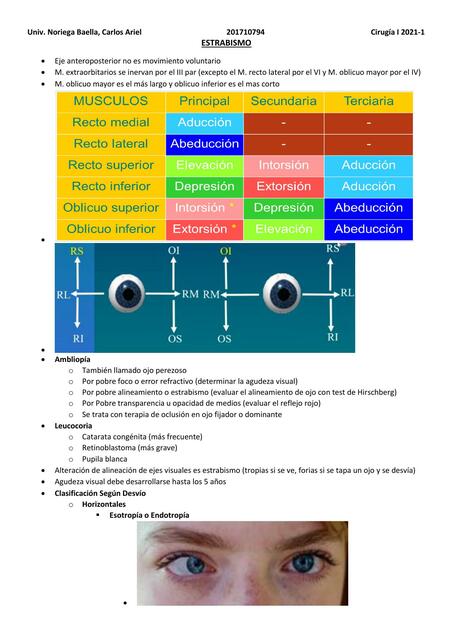 Estrabismo y Prevención | Carlos Ariel Noriega Baella | uDocz