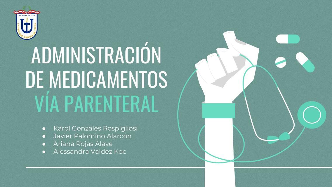 Administración de medicamentos vía parenteral