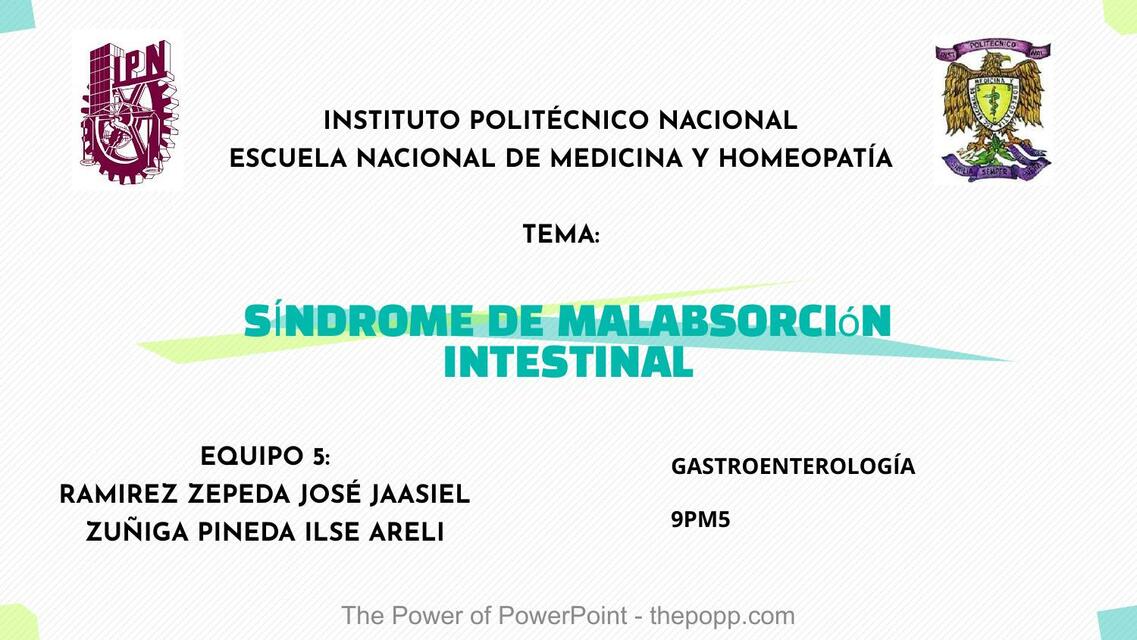 Síndrome de malabsorción intestinal