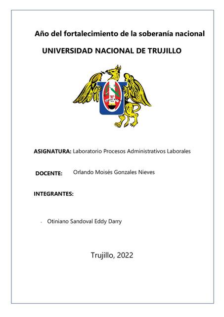 Proceso  de  Transito  a la  Ley  de Servicio  Civil Peruano 