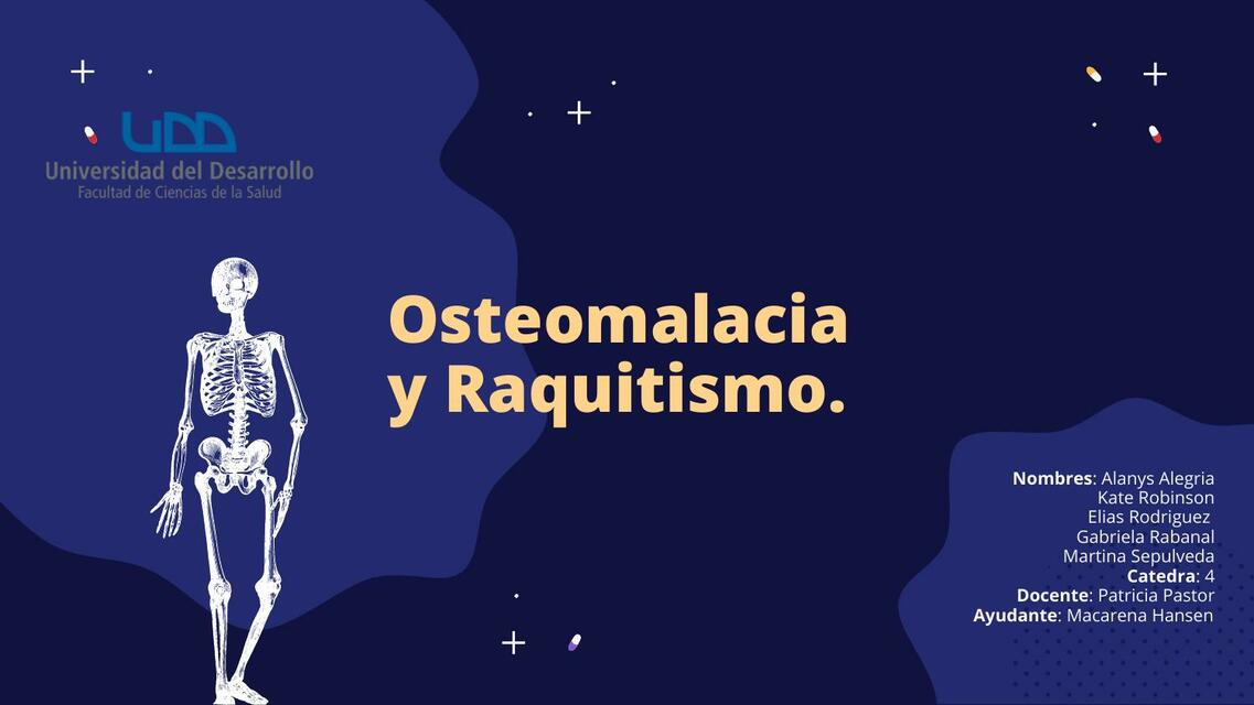 Osteomalacia y Raquitismo