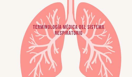 Terminología Médica del Sistema Respiratorio 