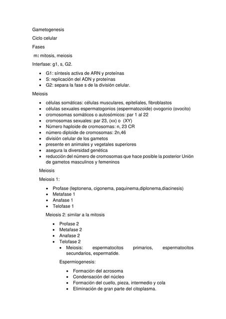 Fecundación y primera semana