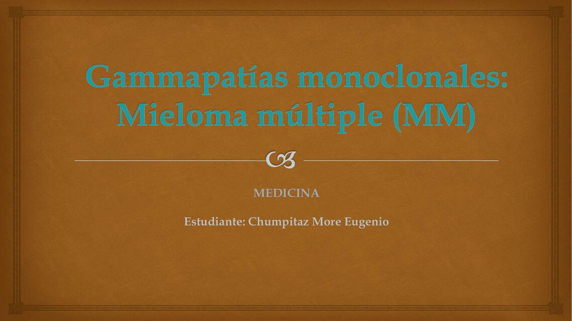 Hematología - Mieloma múltiple