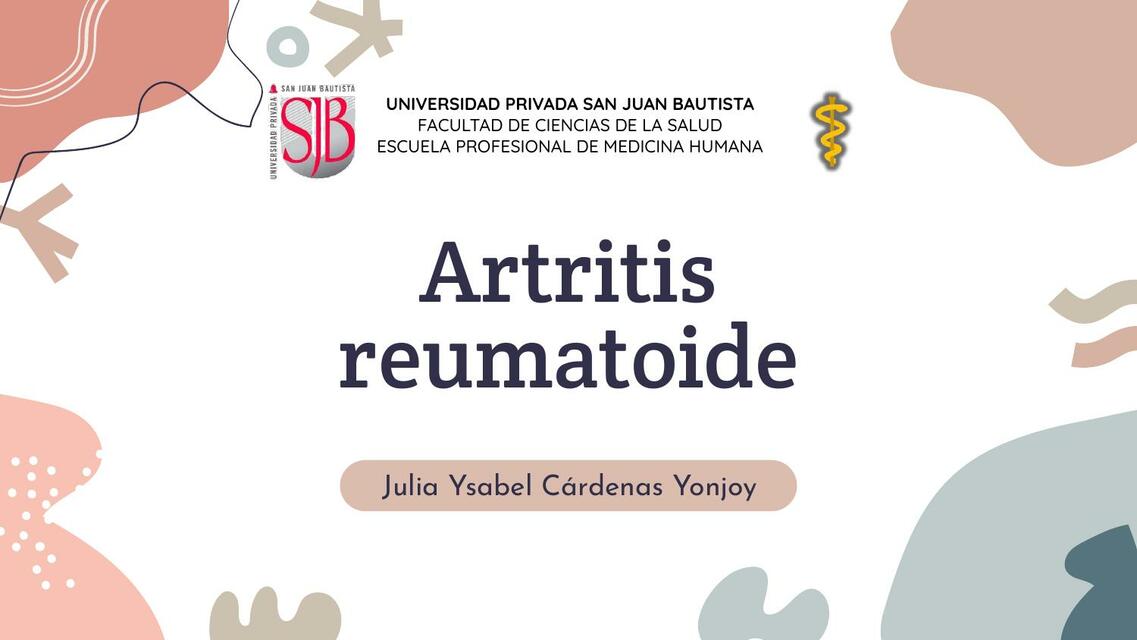 Artritis reumatoide