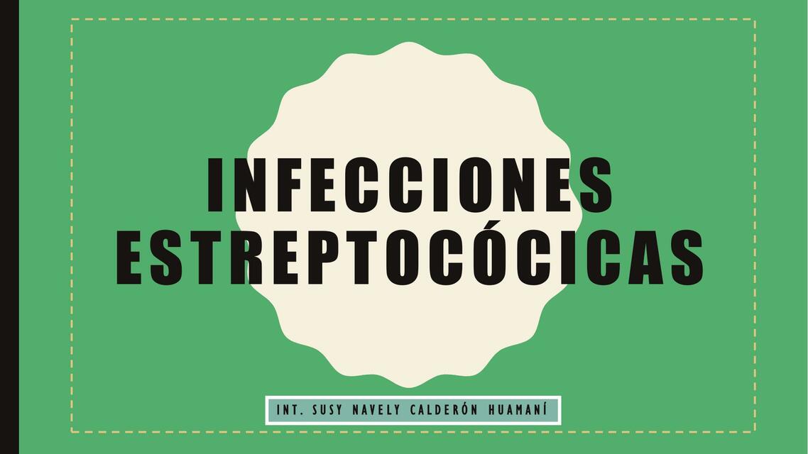 Infecciones Estreptocócicas 