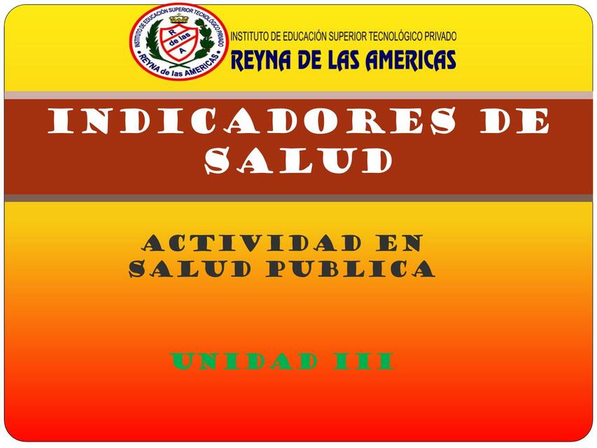 Indicadores de Salud 