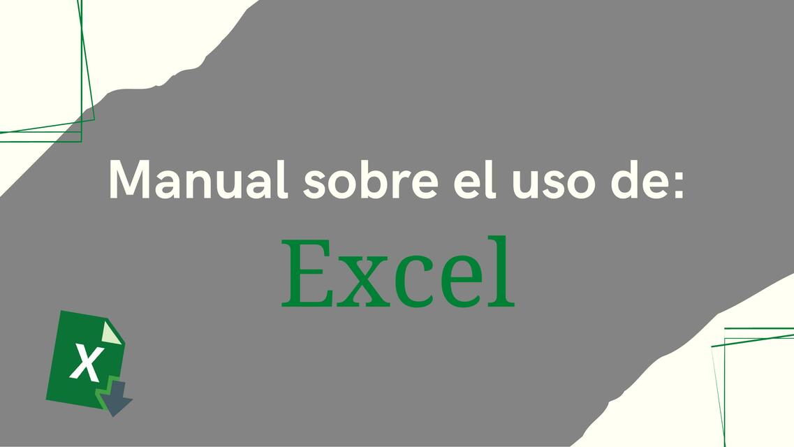 Manual de Excel