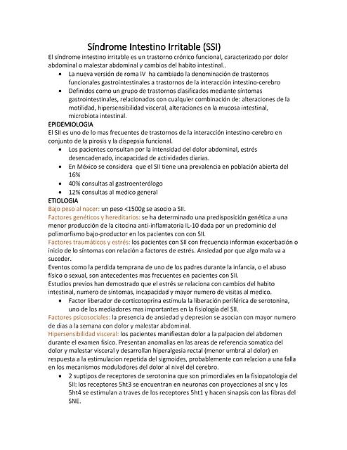 sindrome de intestino irritable