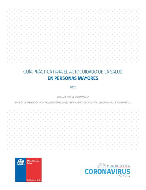 Autocuidado de la salud en personas mayores