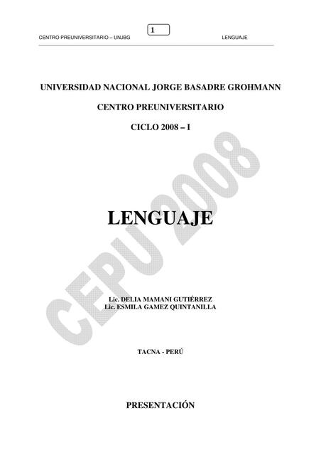 Lenguaje