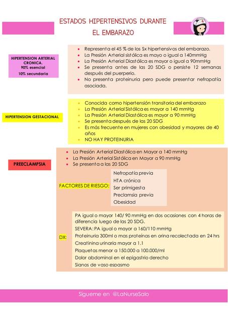 Hipertensión en el embarazo