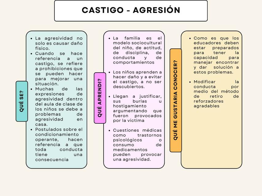 Castigo- Agresión 