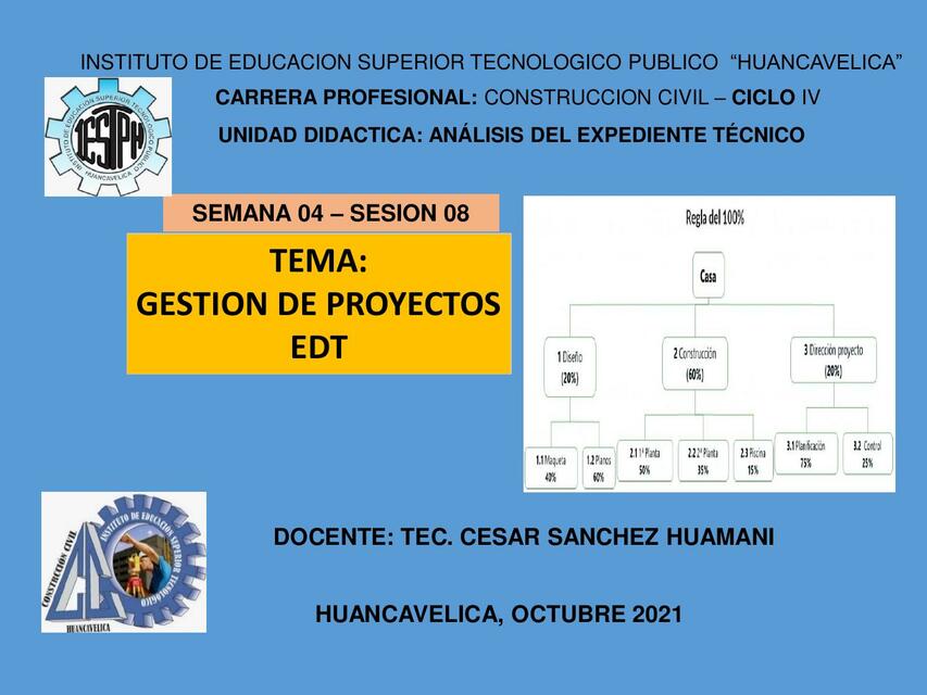 Gestión de Proyectos EDT 