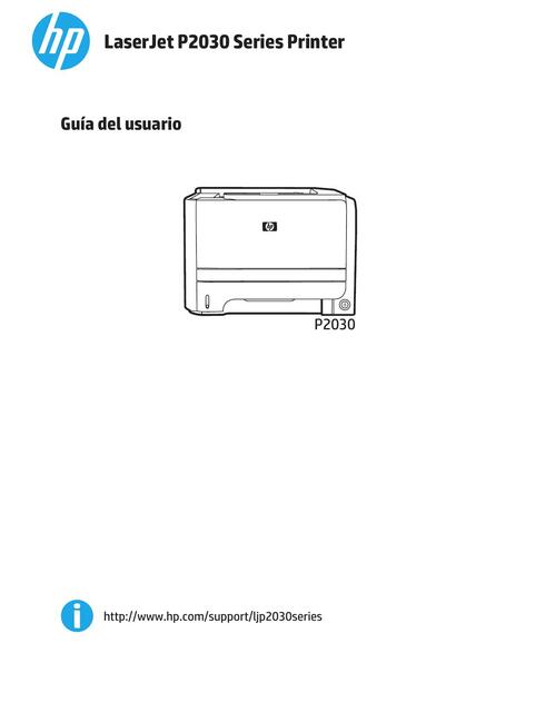 HP LaserJet P Manual