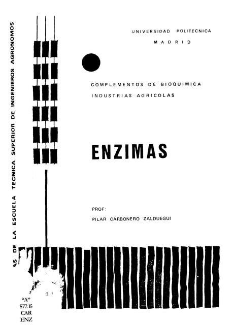 Enzimas. Complementos de Bioquímica