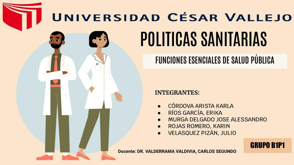 Funciones Esenciales de Salud Pública 