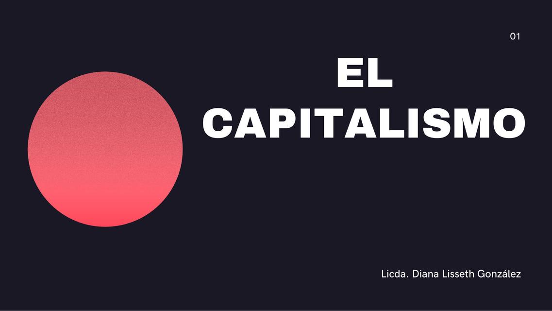 El capitalismo 