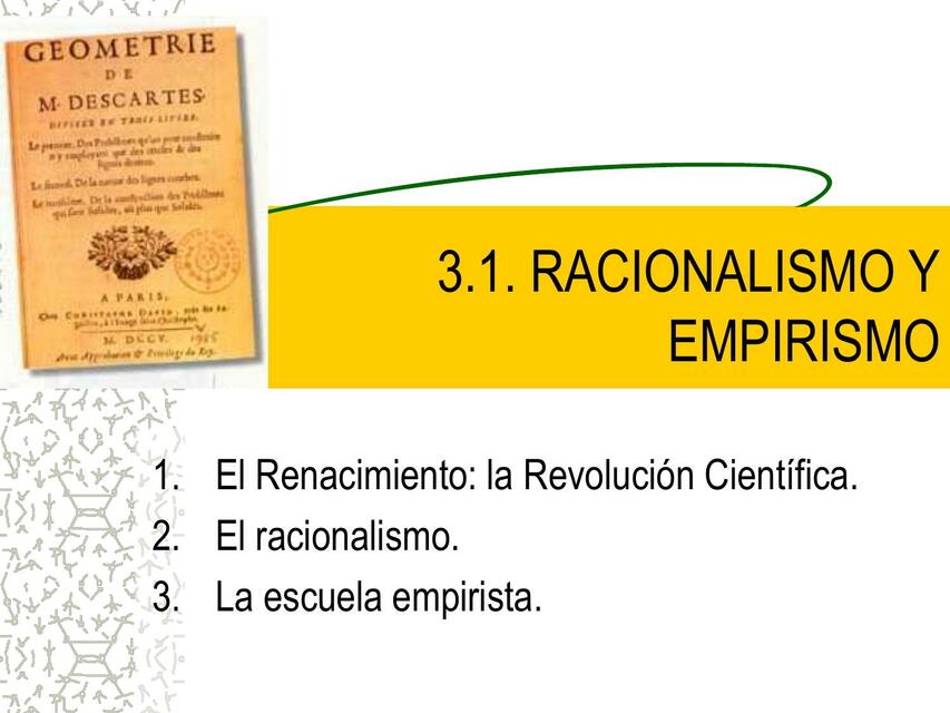  Racionalismo y empirismo