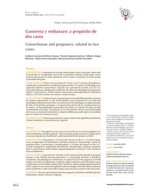 ¿De qué Modo la Gonorrea Afecta el Embarazo? Gonorrea y Embarazo