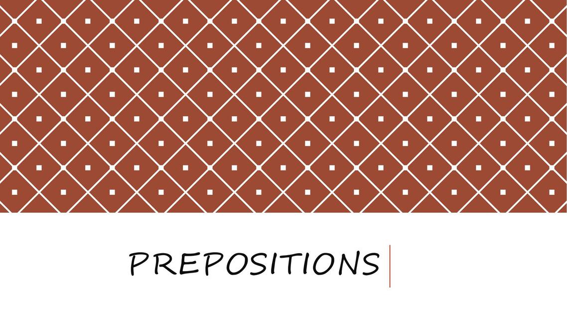 Prepositions B2