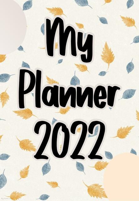 My Planner 2022