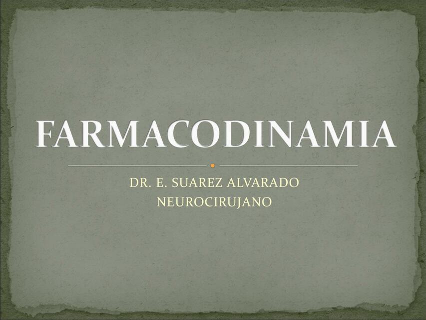 Farmacodinamia 