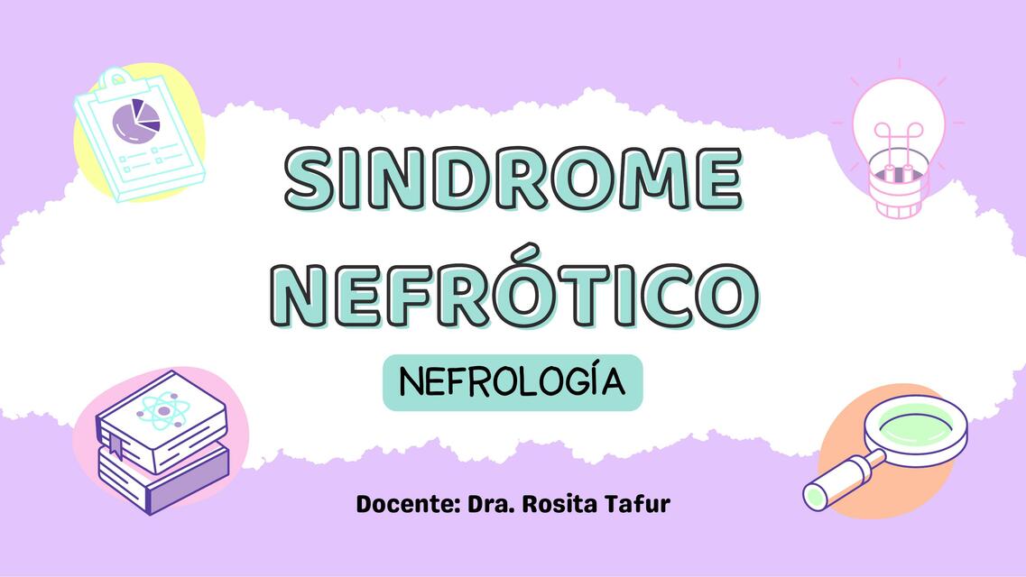 Síndrome Nefrótico 