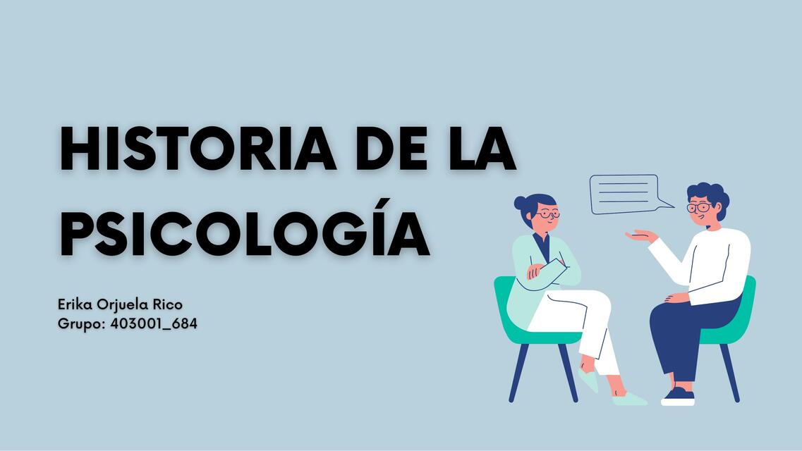 Historia de la Psicología