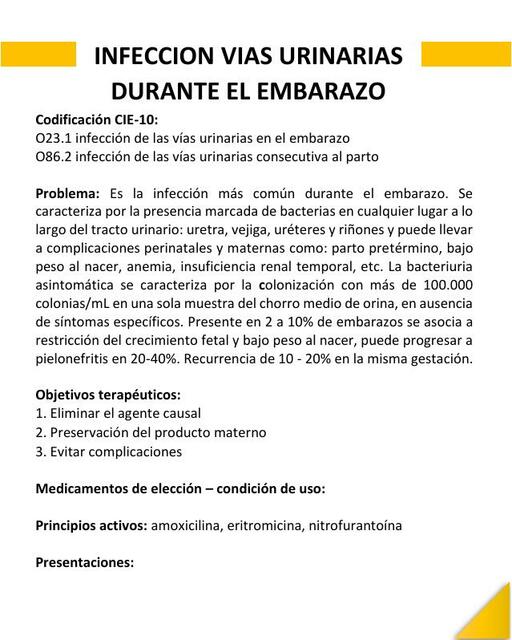 Infección Vías Urinarias Durante El Embarazo Apuntes Médicos Diego