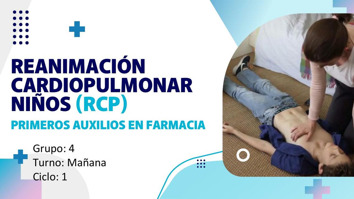 Reanimación cardiopulmonar niños