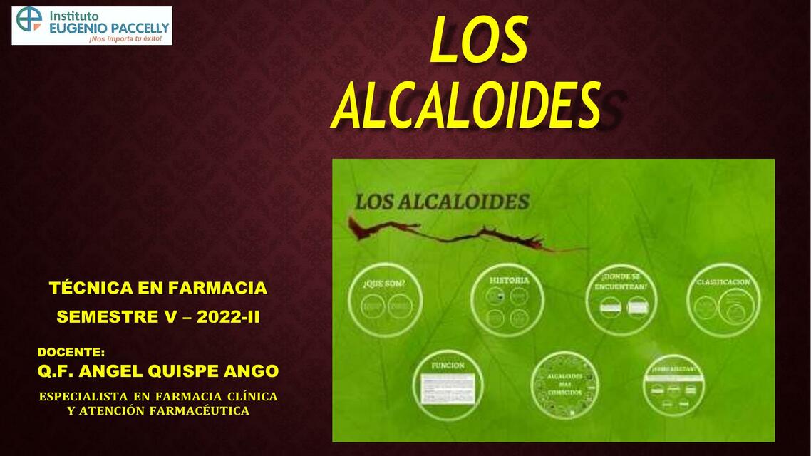 Los Alcaloides 