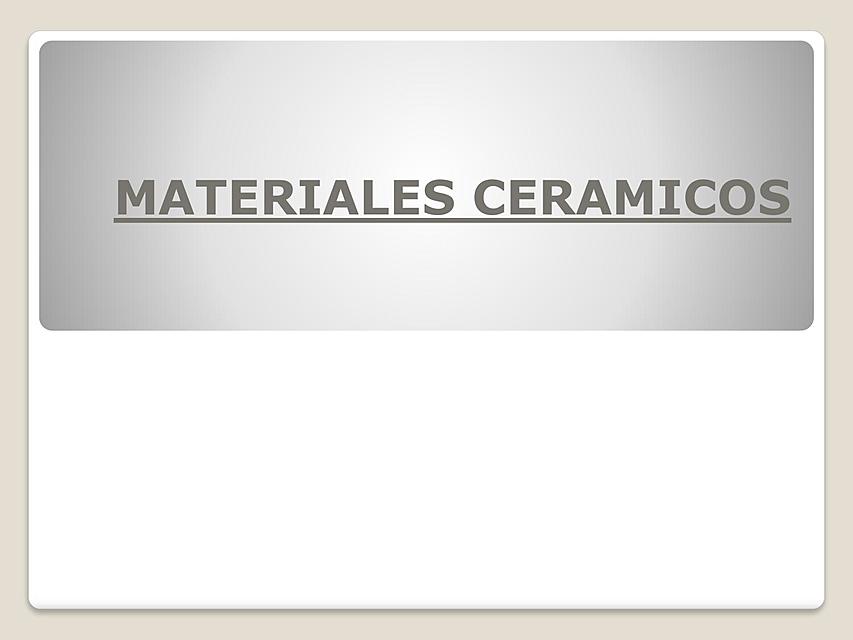 10 Materiales ceramicos